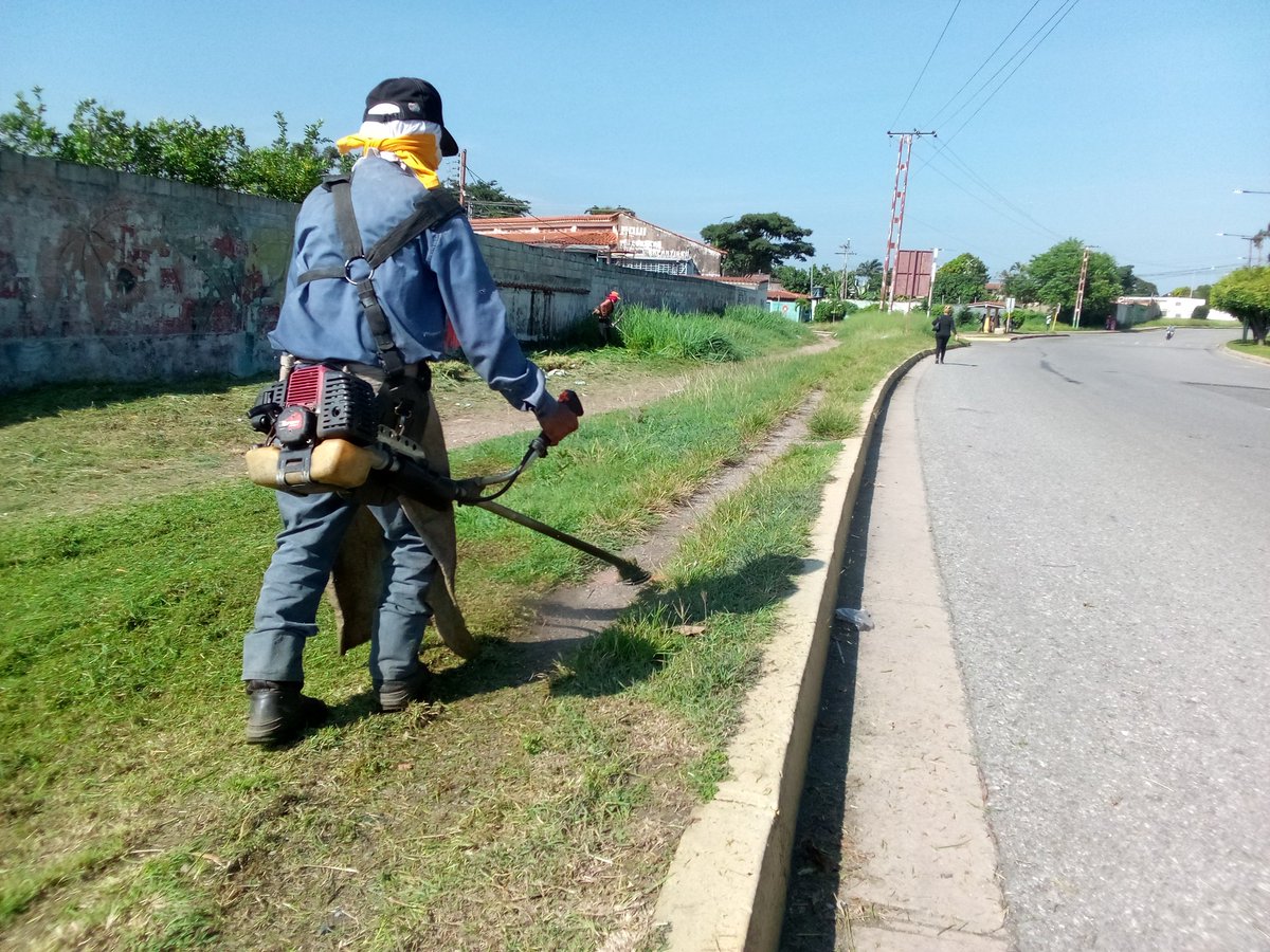 Instit12Febrero's tweet photo. #20Sept cuadrillas del @Instit12Febrero realiza trabajos de desmalezado y mantenimiento en la Av. Intercomunal la Mora a la altura de la redonda de la Mora ll .
#RibasVuelveASonreir
#GobernamosParaServir https://t.co/WCqNQ8p9Gi