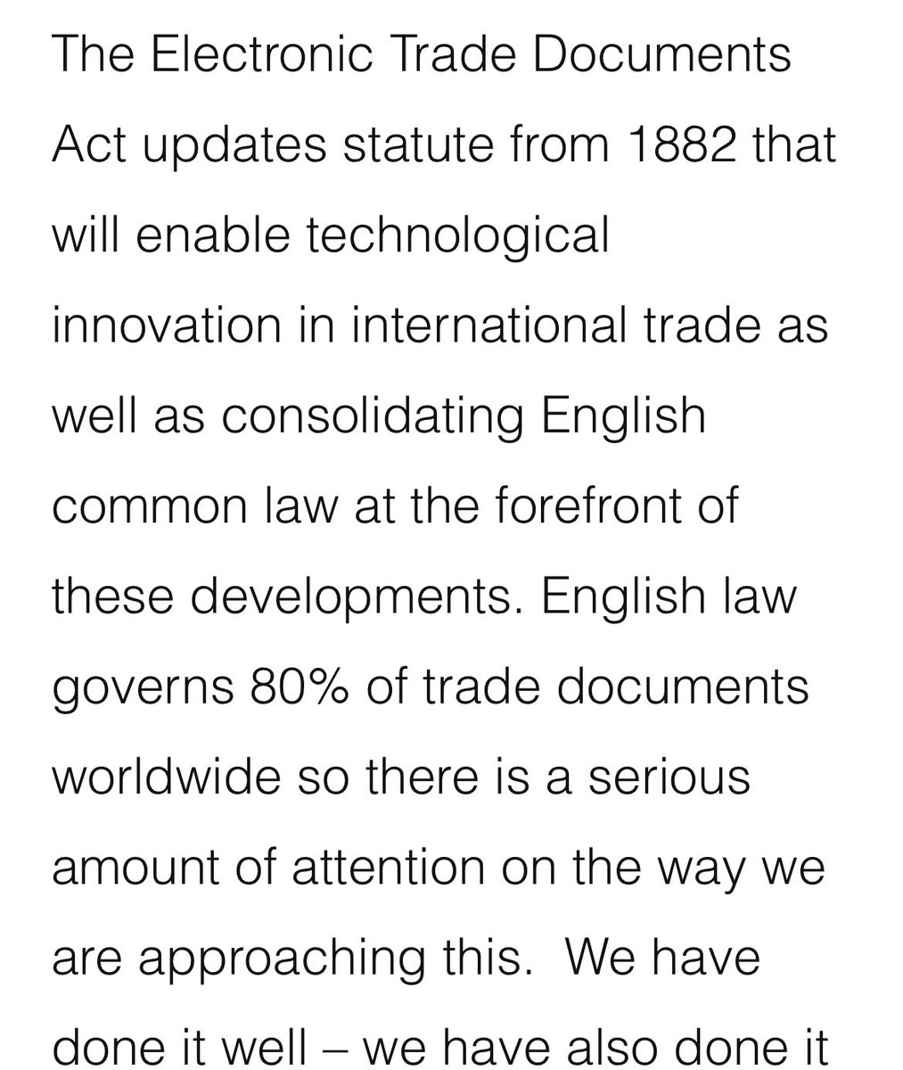 darrinlewisjr's tweet photo. #XDC The Electronic Trade Documents Act #ETDA Comes into Force - @LordChrisHolmes 

“A lot of work still needs to be done,
Incorporating the standards and building contidence in the systems”

#XDCNetwork #MLETR #LEI #DigitalTrade #XinFin https://t.co/Fi4qZ2NMOp