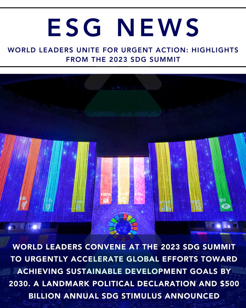 climeup's tweet photo. #SDGSummit2023 was a game-changer in NYC! Learn more: https://t.co/2PnXB30Nbo
For ESG coaching and data management, contact: https://t.co/al0MAMr2bb or info@climeup.ai
#SDGs #Sustainability #GlobalGoals #ActionNow #ESG #ESGplatform #ESGreporting #netzero #carbonaccounting #ghg https://t.co/3EWwhlFB6P