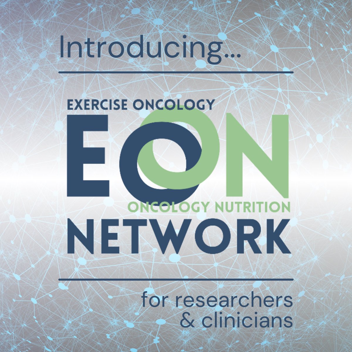 We are the EON Network — a network designed to bring together researchers and clinicians in the fields of exercise oncology and oncology nutrition. Visit enicto.bsc.gwu.edu/web/enicto/eon… to sign up for our newsletter and webinars, or to learn more!