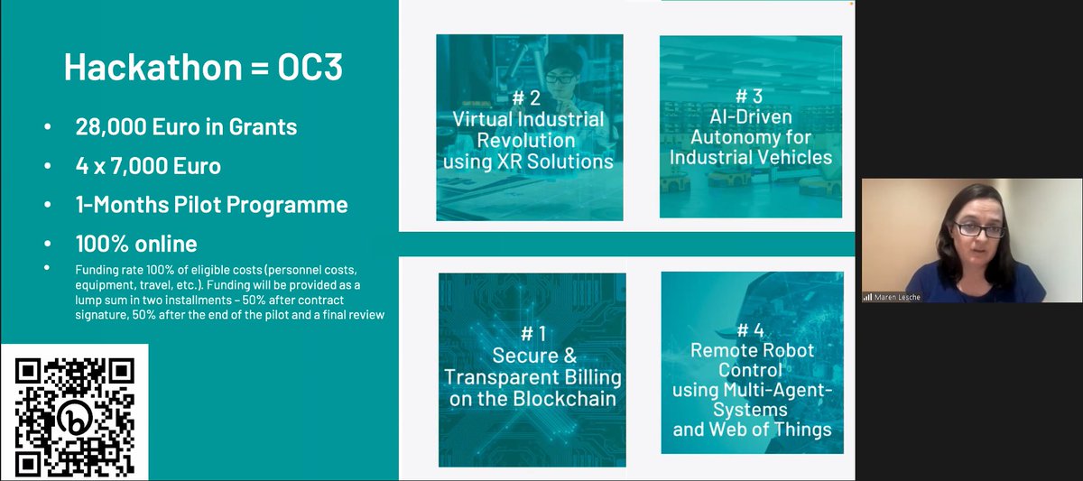 As a bonus open call, we have Maren Lesche from <a href="/Intelliot_eu/">IntellIot</a> to tell us about the opportunities in <a href="/NGIoT4eu/">NGIoT</a> !