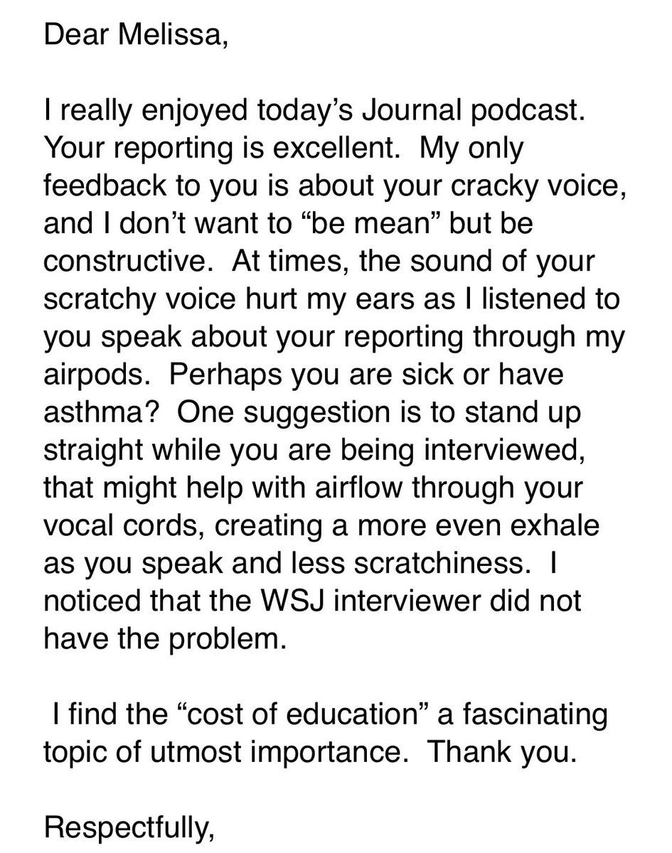 Melissa Korn tweet media