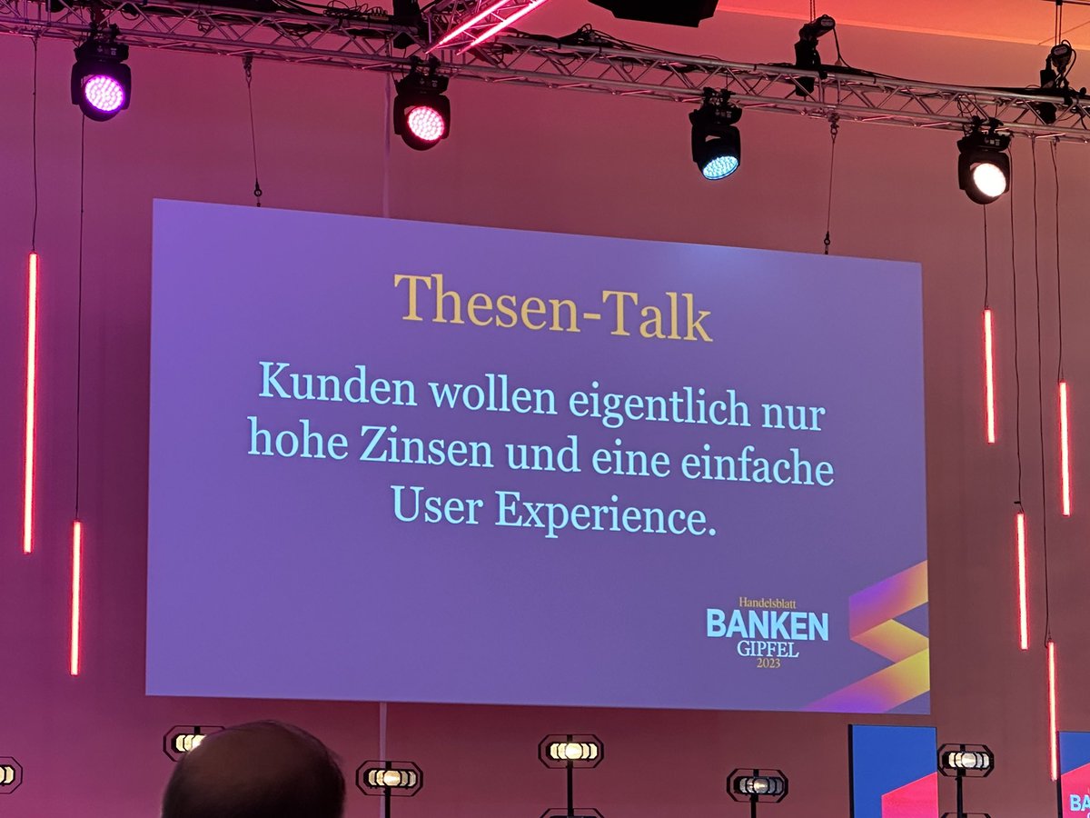 So true. @handelsblatt #bankengipfel2023