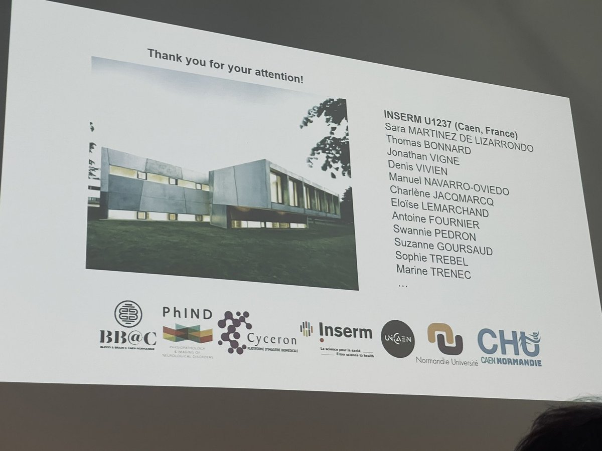 <a href="/Gauberti_M/">Maxime Gauberti</a> conquered the crowd 👍🏻 He presented a great overview of previous &amp; most recent results of #Immuno-MRI and -MPI methodologies using #targeted sub-micrometric #particles for imaging. Stated tuned for more soon 🧠🫁⚫️🌌 <a href="/PedronSwannie/">Swannie Pédron</a> <a href="/AP_Fournier/">Antoine Fournier</a> #EMBOstrokeimmunology23