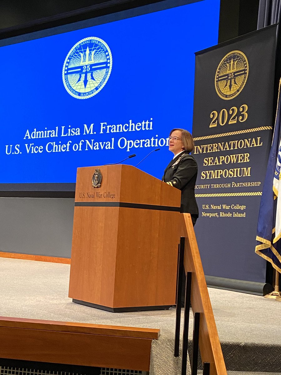 “Every Navy and Coast Guard represented here contributes to the stability of the global maritime commons. Each nation here is a vital link in the chain that forms the global maritime security network.”

#Alliesandpartners