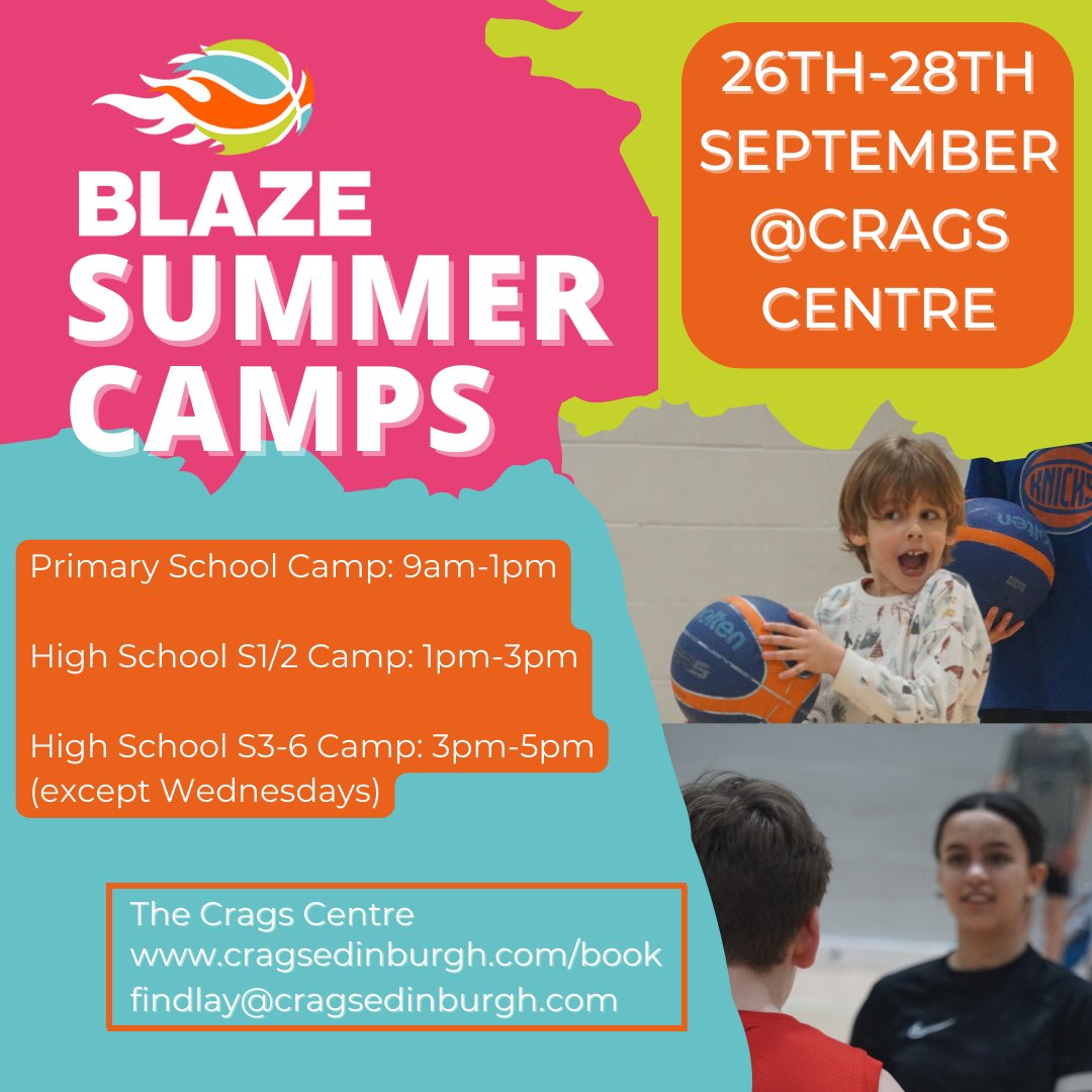 We Play Together are running camps for children and young people affected by the school closures from 26th-28th September.

We offer tiered pricing for our holiday camps and primary open sessions!

Booking info and discount codes here - ow.ly/9zEt50PNOwP

#WePlayTogether