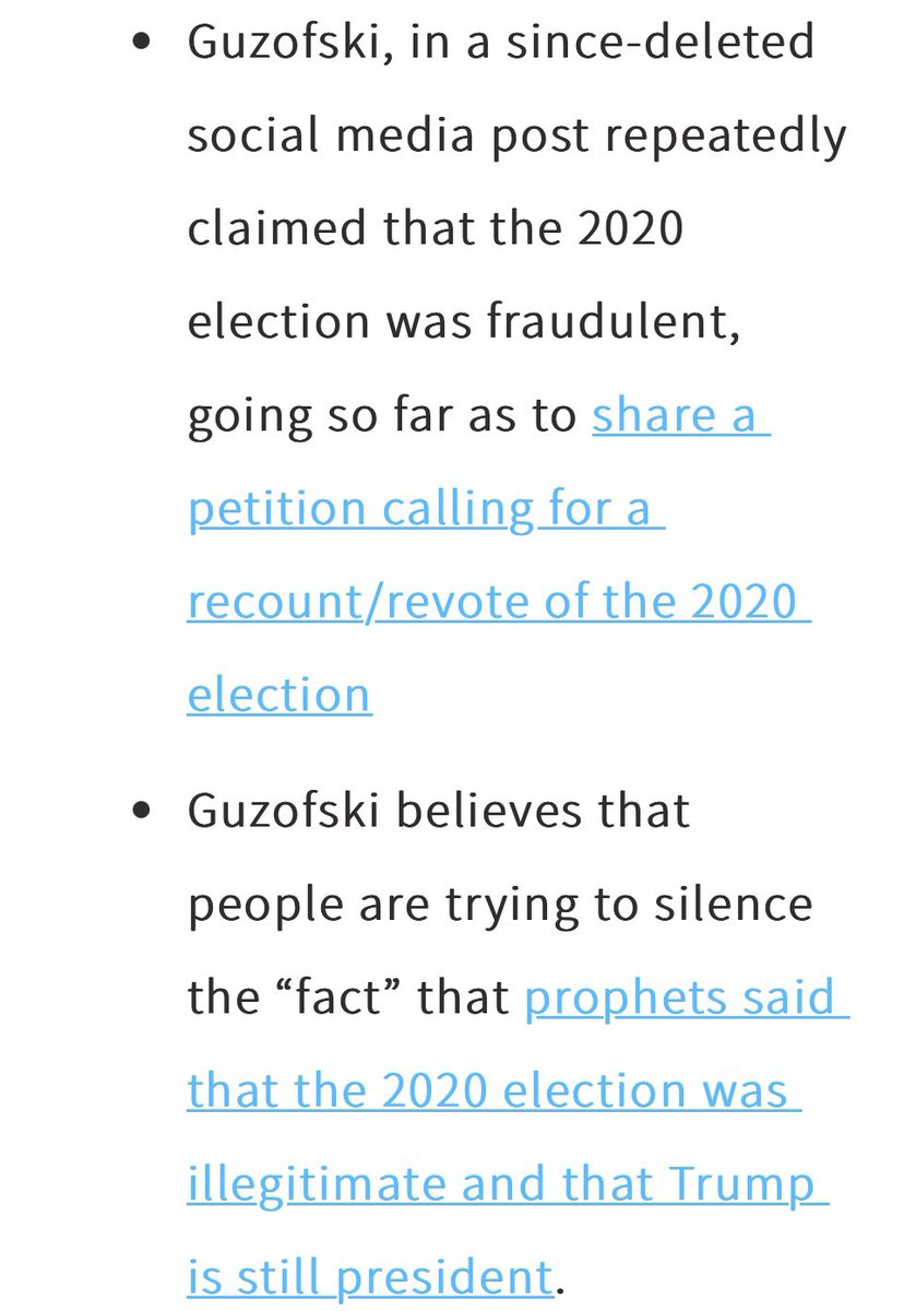 emeriticus's tweet image. Jim Guzofski, a MAGA Republican who said prophets told him Trump won in 2020 and is still the president, was just soundly defeated by a Democrat in a New Hampshire GOP stronghold. As a result, Democrats have narrowed the balance of power in the state’s House of Representatives.…