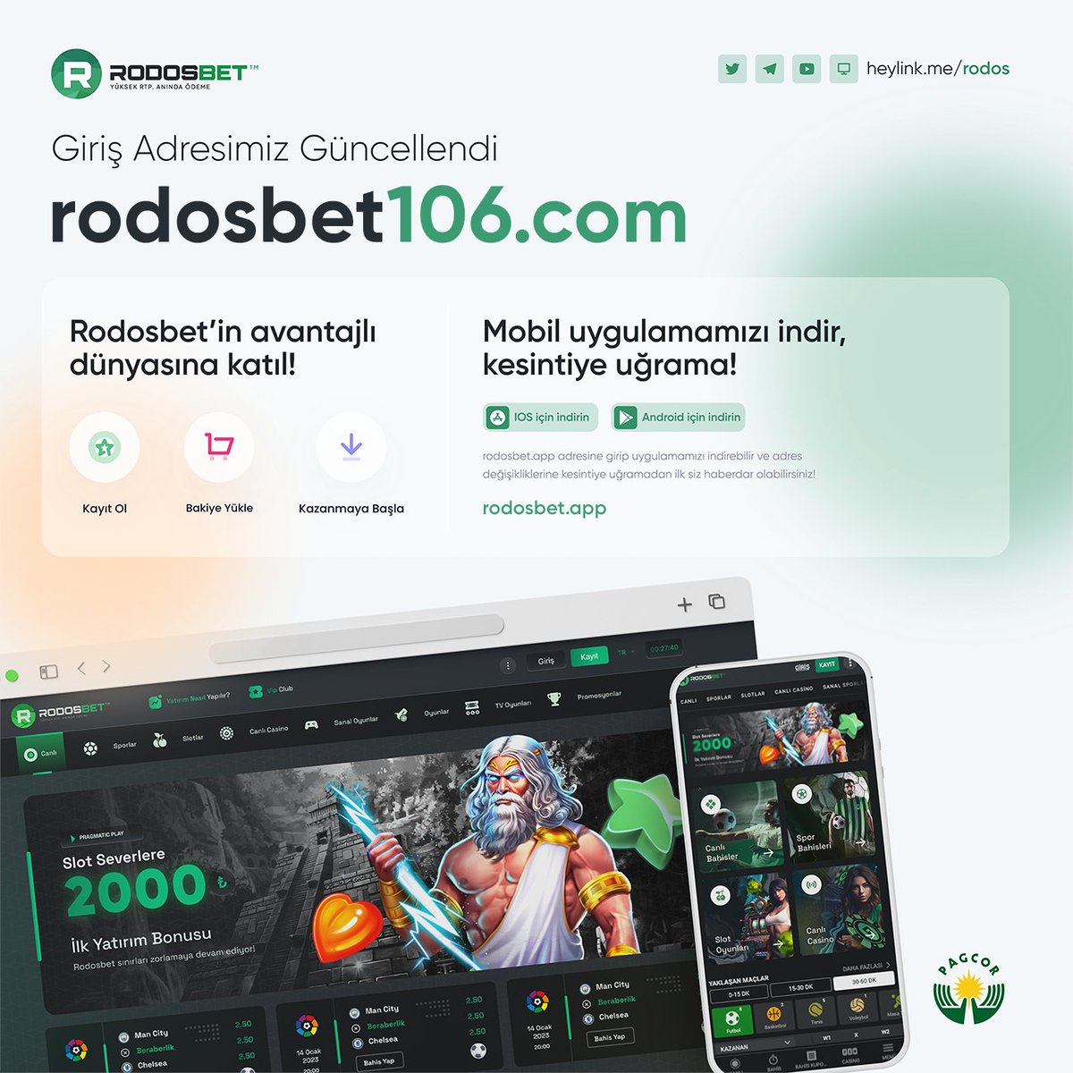 rodosbet's tweet photo. Değerli üyelerimiz,
Giriş adresimiz https://t.co/ezgxpnmstx olarak güncellenmiştir. 

✅ Telegram adresimiz:
🔗 https://t.co/WmNN4UsDED

⚠️ 7/24 güncel website adresimiz:
https://t.co/hUPqJ60nj7 https://t.co/qzJCO0bGgV