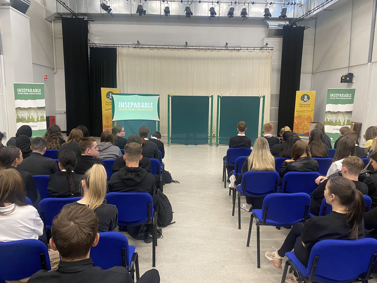 Great input for <a href="/forresterhs/">Forrester High</a> S5 today as part of our equality and diversity until in SE. Thanks to inseparable for a great, thought provoking performance #Equality #diversity