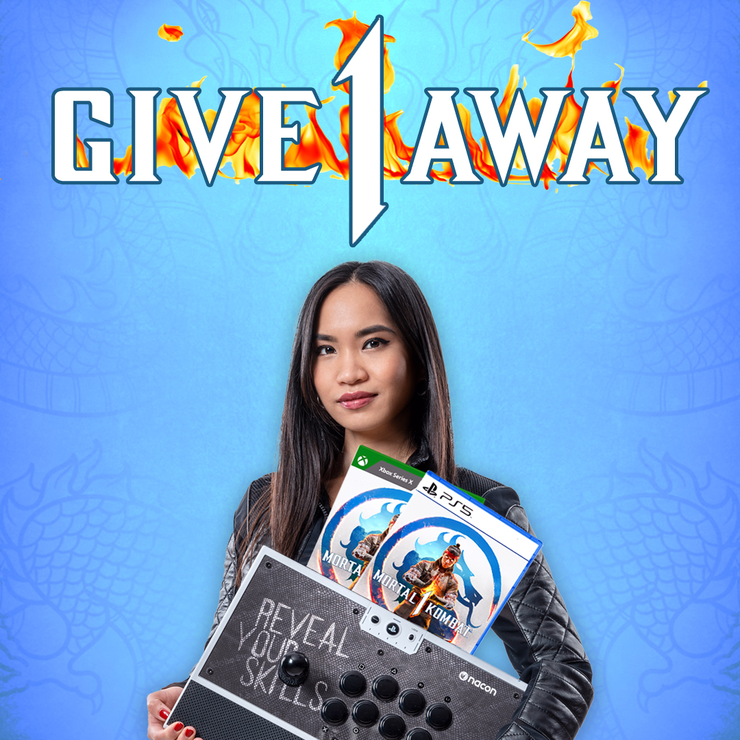 RIGGaming's tweet photo. GET OVER HERE and enter RIG's Mortal Kombat 1 giveaway for a chance to win a Daija fight stick and  digital copy of the game. 

🔘 follow @RIGGaming 
🖤 like this post 
🔁 retweet this post 
🐉 comment who you're picking first in #MK1
  
Winner announced September 26 #GearUp https://t.co/5Yqpt7GZ9v