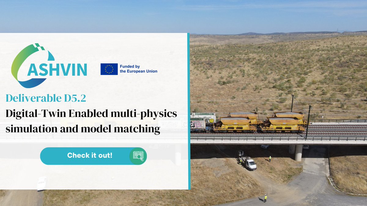 AshvinH2020's tweet image. 🔎Discover the Multi-physics FEM model calibration by partner @la_UPC  deliverable!

The document reports on the developed actions and results concerning #DigitalTwin-enabled multi-physics simulations and model matching -our #MatchFEM #ASHVINTool

Read it➡zenodo.org/record/7928384