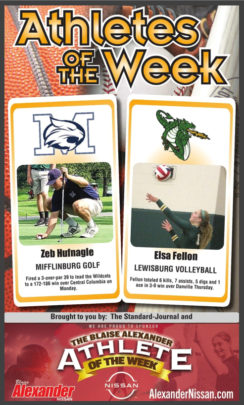 LBG_Volleyball's tweet photo. Congratulations to @LBG_Volleyball’s Elsa Fellon for being selected as Athlete of the Week by @TheSJNews @StandardSports. Well deserved recognition for our @LewisburgHS student-athlete!

#DragonsAOW #DragonProud https://t.co/CxeofB1Neo