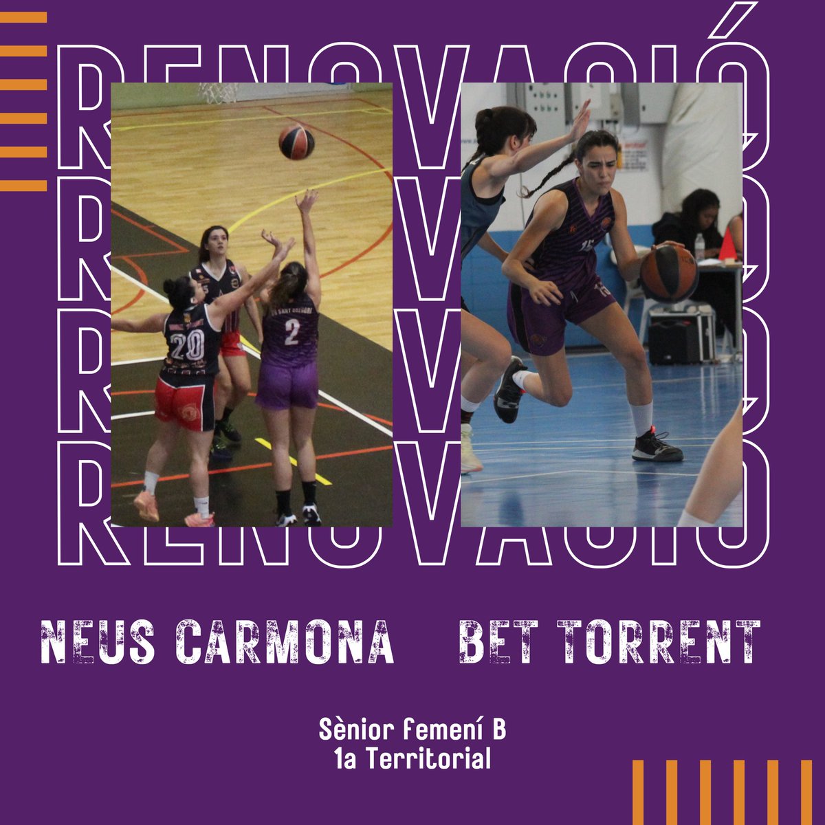 cbsantgregori's tweet image. Seguim amb les renovacions!🤩

En aquesta ocasió, us presentem les renovacions del sènior femení B!🏀

Molta sort aquesta temporada!🔥

Som-hi!💜🖤

#CBSantGregori #bàsquet #caliu #valldellemena #invertirenelterritori #invertirenelpresent
#cbsantgregorivalldellemena