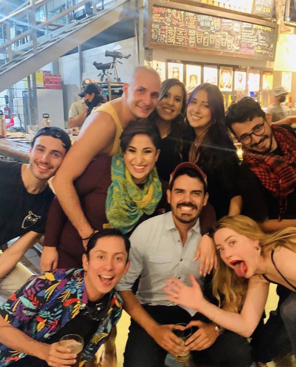 AmberHeardBRA's tweet photo. Novas fotos de Amber Heard ao lado do maravilhoso elenco e equipe de “In The Fire”, compartilhadas por Jorge Melgar no Instagram. https://t.co/52xVK0PR9o