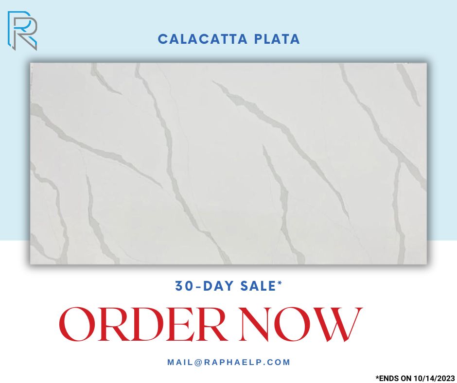 usa_raphael's tweet photo. 30-DAY SPECIAL SALE!

Experience the unique beauty of Raphael Stone's Calacatta Plata - available for a limited time only with our 30-day special sale! 
#raphaelstone #quartzsurfaces #quartzworktops #quartz https://t.co/Jr3YZtc11U
