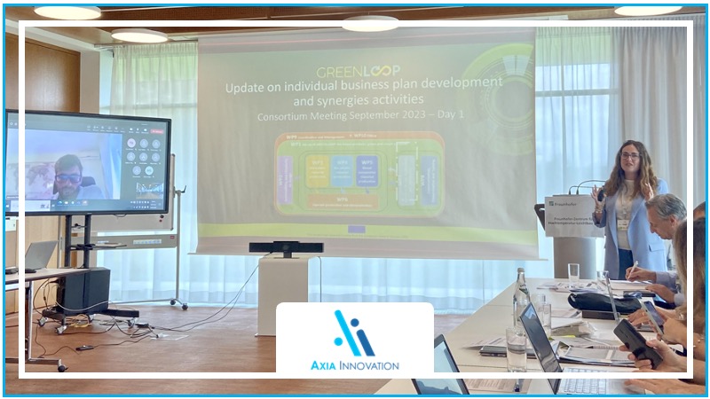 AxiaInnovation's tweet image. @AxiaInnovation attended GREEN LOOP's 12-month consortium and review meeting held at Fraunhofer in Bayreuth, Germany on September 19th and 20th. We presented our 12-month work on exploitation activities.
For more info: greenloop-project.eu
#horizoneurope #greenloop #euproject
