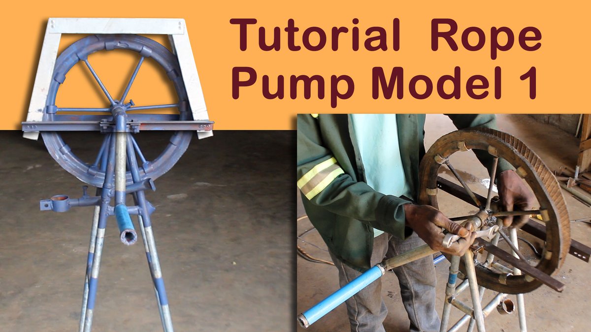 A rope pump lifts water from 10 to 50 meters in one continues ergonomic rotating motion.
It is made from materials that can be found in almost all remote areas.
Maintenance is simple and extremely cost efficient 
This tutorial explains how it is made. youtu.be/BO4vL7Sw0TE