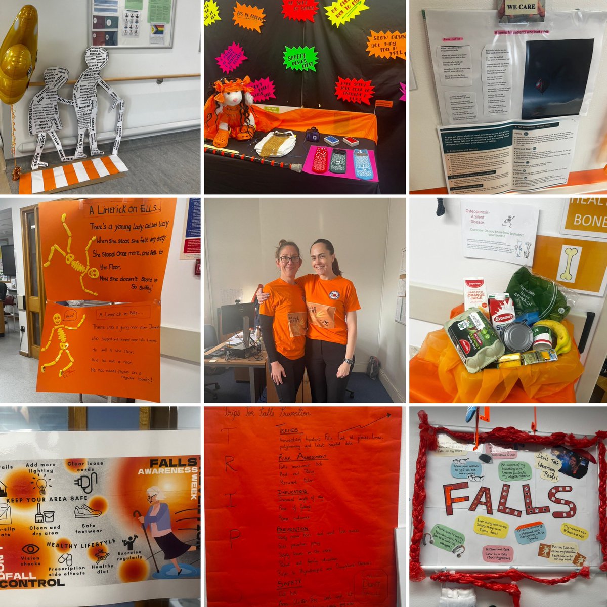 Delighted to support my friend and colleague <a href="/SiobhanPart/">Siobhan Part</a> on this most worthwhile Falls Awareness to Action Campaign and to see all of the staff engagement in patient safety measures, very inspiring. <a href="/SJHDoN/">Sharon Slattery DoN</a> <a href="/Julie_o_grady/">Julie O' Grady</a> <a href="/niamhphysio/">Niamh Murphy</a> <a href="/stjamesdublin/">St James's Hospital</a>