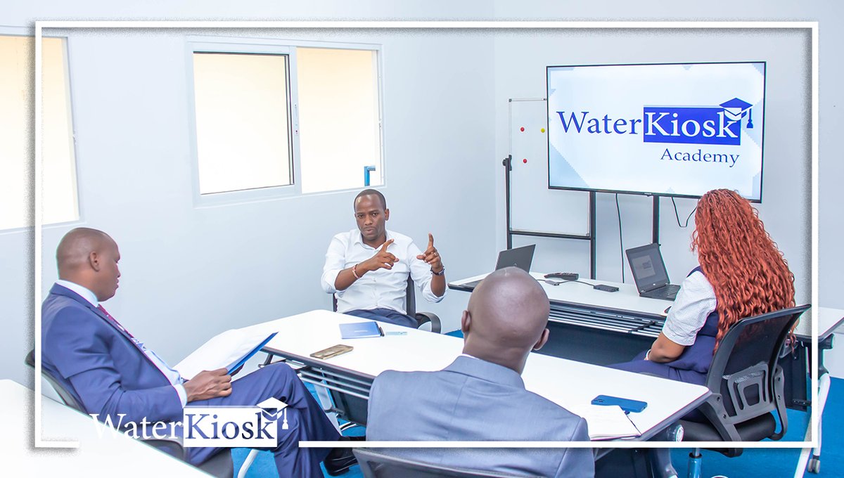 WaterKiosks's tweet image. Earlier today we had the privilege of hosting the Director and CEO Kenya Water Institute, Dr. Leiro Letangule, the Deputy Director, Research Consultancy &amp;amp; Technical Services, Mr. Nelson Kwamini, together with Virginia Laletia.
#waterkioskacademy #Competencydevelopment
