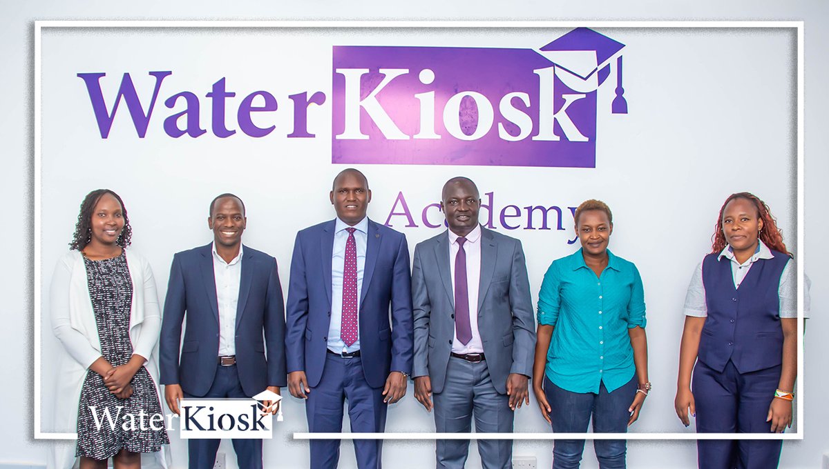 WaterKiosks's tweet image. Earlier today we had the privilege of hosting the Director and CEO Kenya Water Institute, Dr. Leiro Letangule, the Deputy Director, Research Consultancy &amp;amp; Technical Services, Mr. Nelson Kwamini, together with Virginia Laletia.
#waterkioskacademy #Competencydevelopment