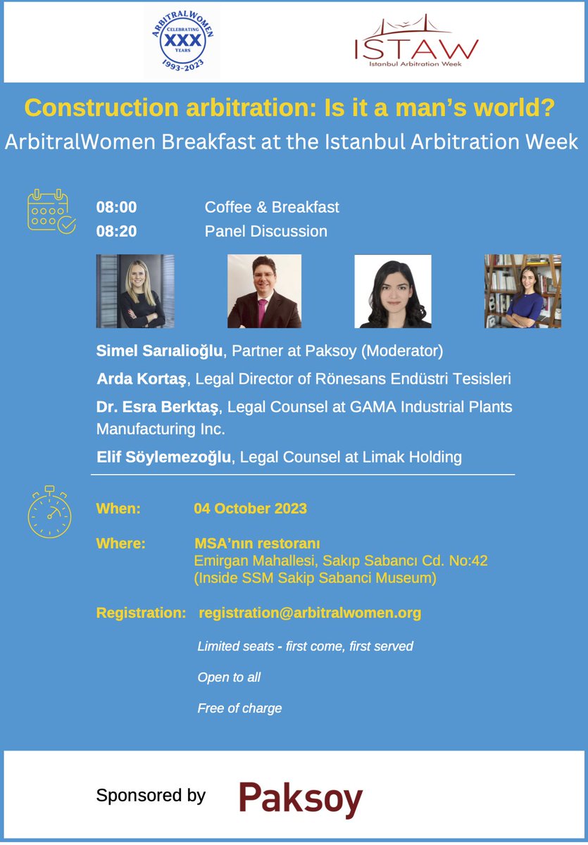 Istanbul Arbitration Week tweet media