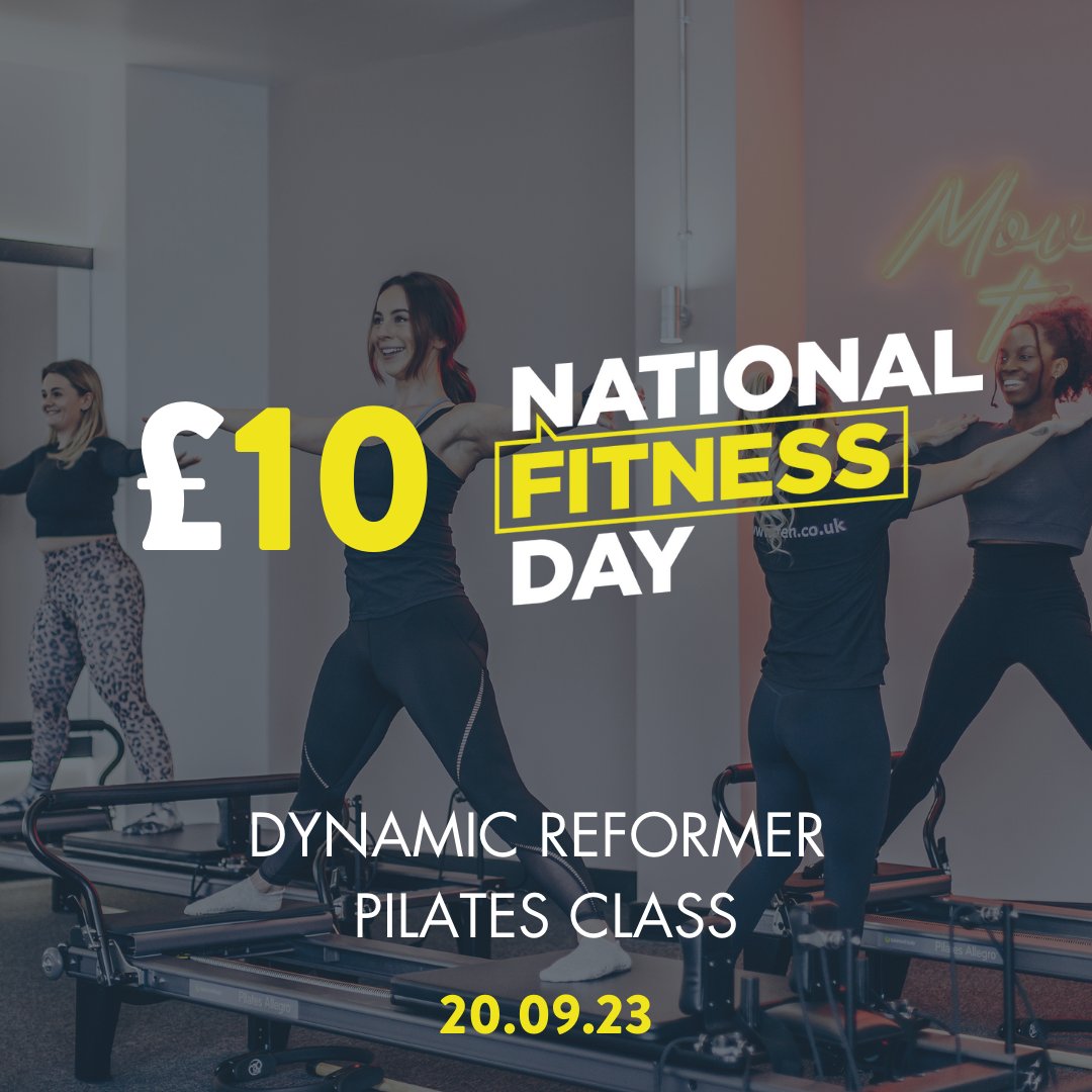 Are you joining us today to celebrate National Fitness Day?

Contact your preferred studio to book now - it's not too late!