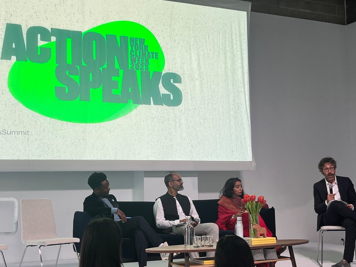 ASJesp's tweet photo. Great principles from this panel on how the global south is innovating #climateaction: “we need to make sure new solutions don’t concentrate power in old hands.“ it is essential to center communities at the forefront of climate change #actionspeaks #greenaccountability https://t.co/ANvU58tGpU