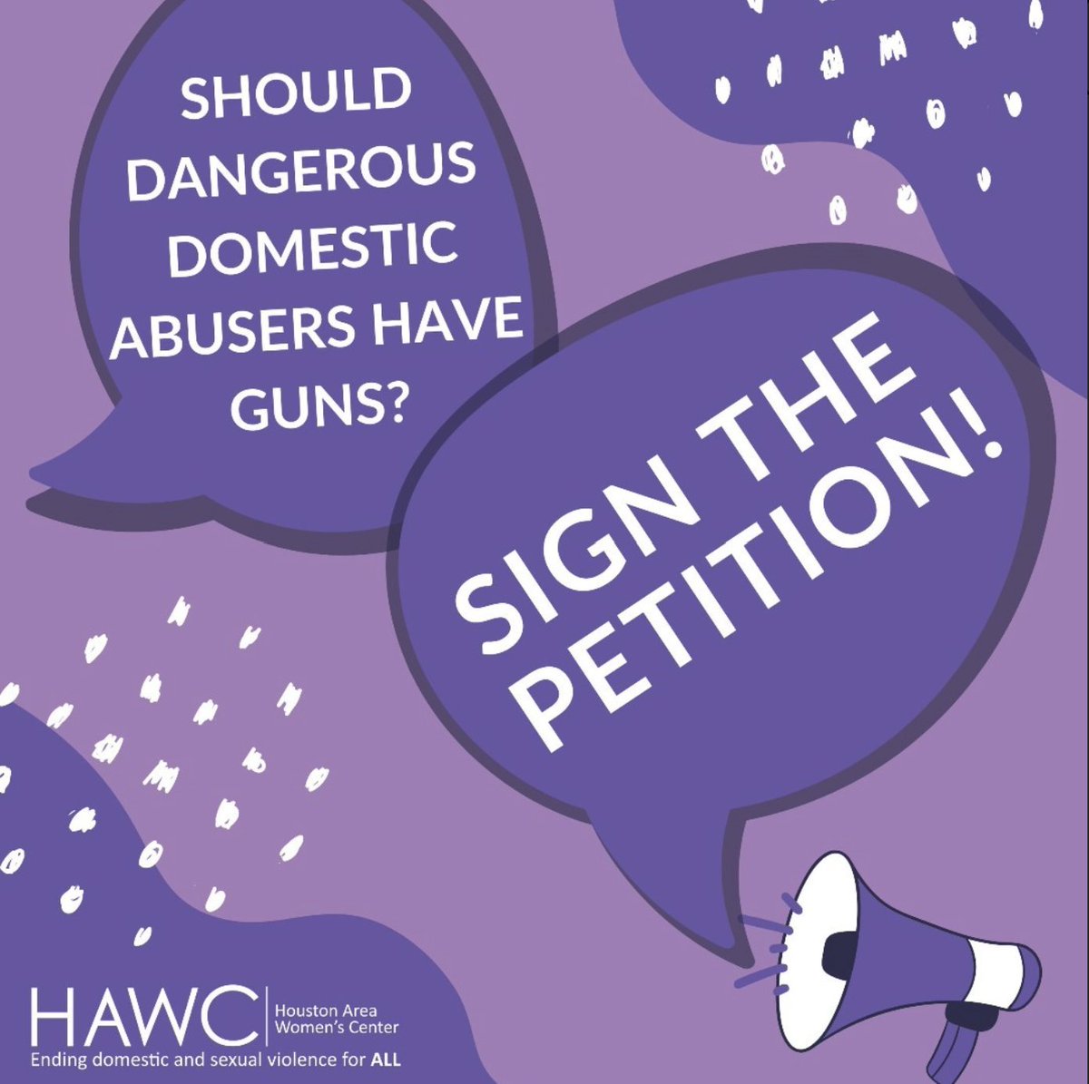 Tell the Supreme Court that dangerous domestic abusers should NOT have guns. Learn more about how essential protections for survivors could be taken away and sign the petition here: change.org/p/tell-the-sup…

SHARE this with your network. Together, our voices can be heard!