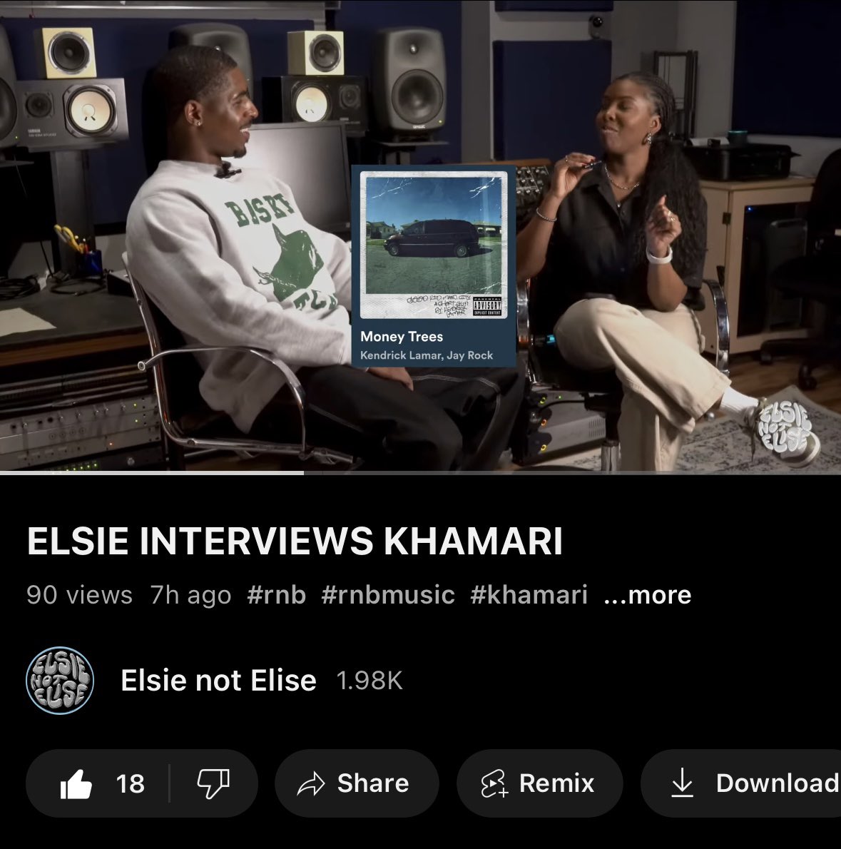 I had the amazing opportunity to sit & talk with @khamari and pick his brain about music and his creative process. This is one of my favorite videos I’ve put out EVER 🎬