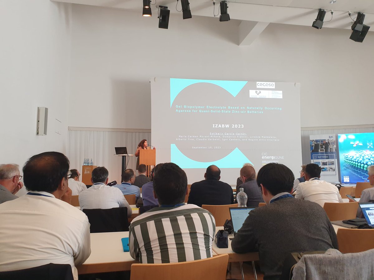Estigg's tweet image. This week I attended the 3rd International #Zinc-air and other Zinc #batteries workshop (#IZABW), in Ulm (Germany). The results of our recently published work on #biopolymer based #electrolytes were presented.
DOI: 10.1016/j.cej.2023.144870

@energigune_brta @cegasa_energy
