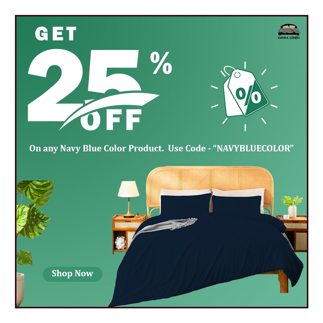 aanyalinen's tweet photo. 📷 Dream in Navy Blue! Get 25% OFF on our exquisite navy blue bedding in the "Color of the Month" offer. Elevate your sleep. Limited time only! Shop now. 📷 #Bedding #aanyalinen #ColorOfTheMonth https://t.co/05ZGal5JIw