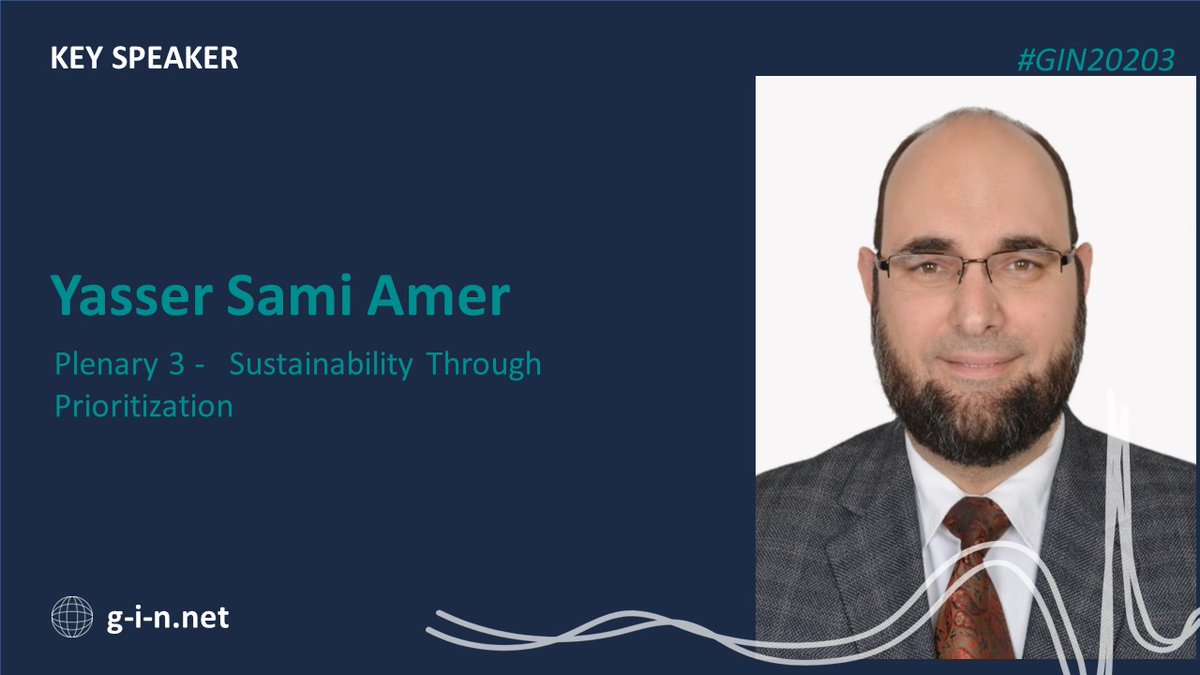 Our final plenary for today starts at 4.30pm in the main auditorium.

Joseph Mathew, Emma McFarlane from <a href="/NICEComms/">NICE</a> &amp; <a href="/yassersamiamer/">Yasser Sami Amer🇺🇸🇪🇬🇸🇦</a> will join us to give their take on "Sustainability Through Prioritization".

#GIN2023Glasgow