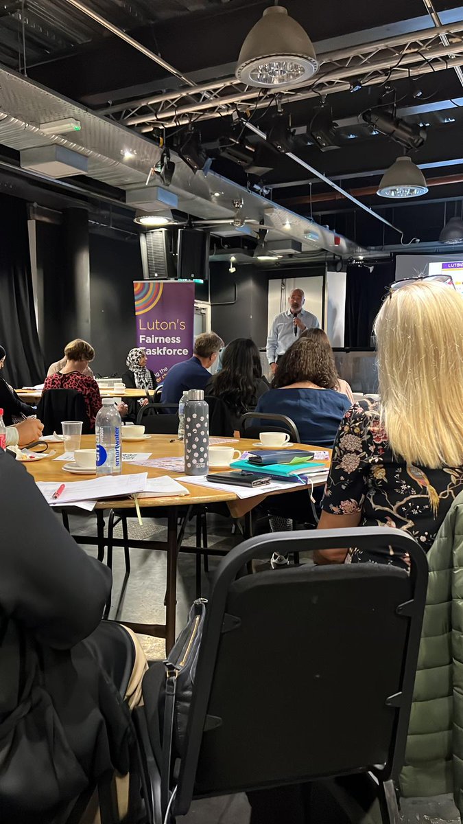 LutonFoodbank's tweet photo. Weโre very pleased to be part of todayโs #FairnessTaskforce at The Hat Factory with @LutonSJU. https://t.co/IqSMgtcnjs