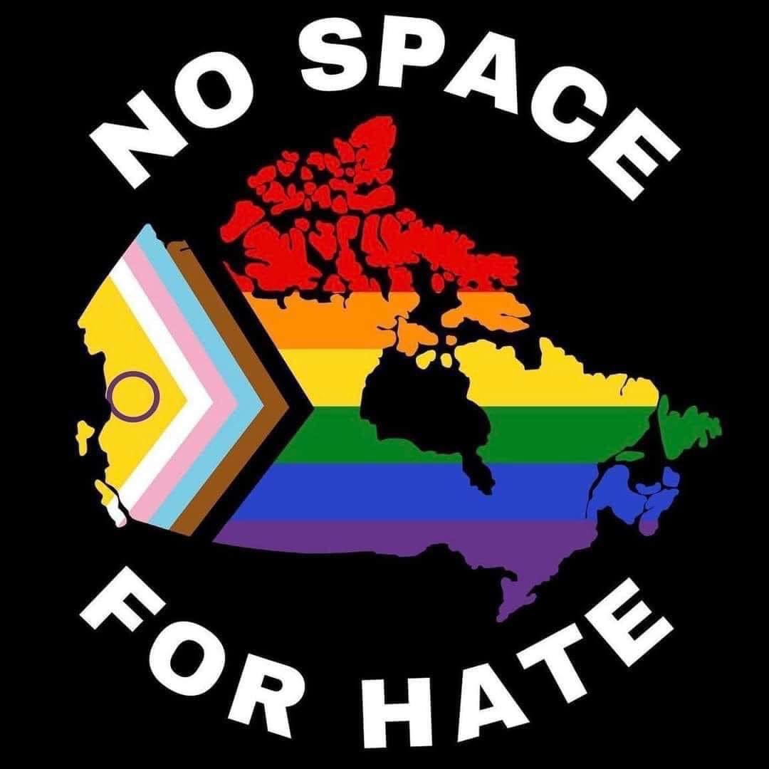 #NoSpaceForHate 
#HateHasNoHomeHere