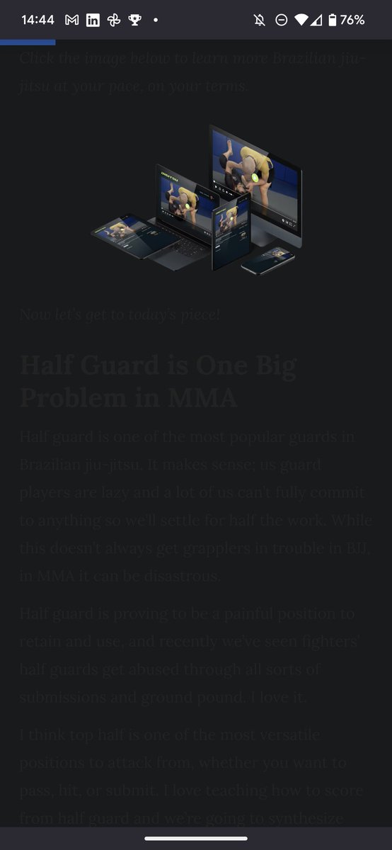 JoeMMA33's tweet photo. @OpenNoteGrapple Is there a way to read this that isn't grey text on a grey background? https://t.co/ih3MGW7Okd