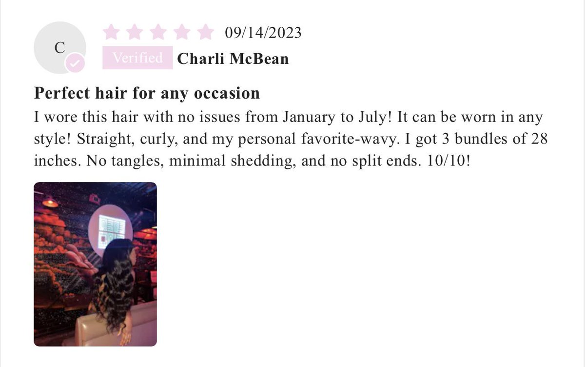 #HairTalk The Hair Vault babes are talking and this is what they have to say! We love getting reviews 💗

Wanna become a #hairvaultbabe🦋 

Click the link in our bio to shop 
Hairvaultexperience.com 🤍

Buy Now, Pay Later options at checkout 🛍