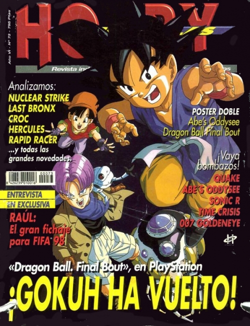 HCteca's tweet photo. Desglosando un número de la revista Hobby Consolas (casi) cada día. Hoy, el #73

· 16 juegos analizados (con nota)
· Oddworld: Abe's Oddysee (PlayStation) es el primer juego analizado, por Sonia Herranz (@soniaherranzz)
· Oddworld: Abe's Oddysee (PlayStation) es el juego con mejor nota: un 95
· Jurassic Park: The Lost World (PlayStation) es el juego con peor nota: un 72
· 88,31 es la nota media entre todos los análisis
· PlayStation es la consola con más juegos analizados: 12
· Manuel del Campo (@manu_delcampo) es el redactor con más análisis: 6

¡Mañana, el #74!
