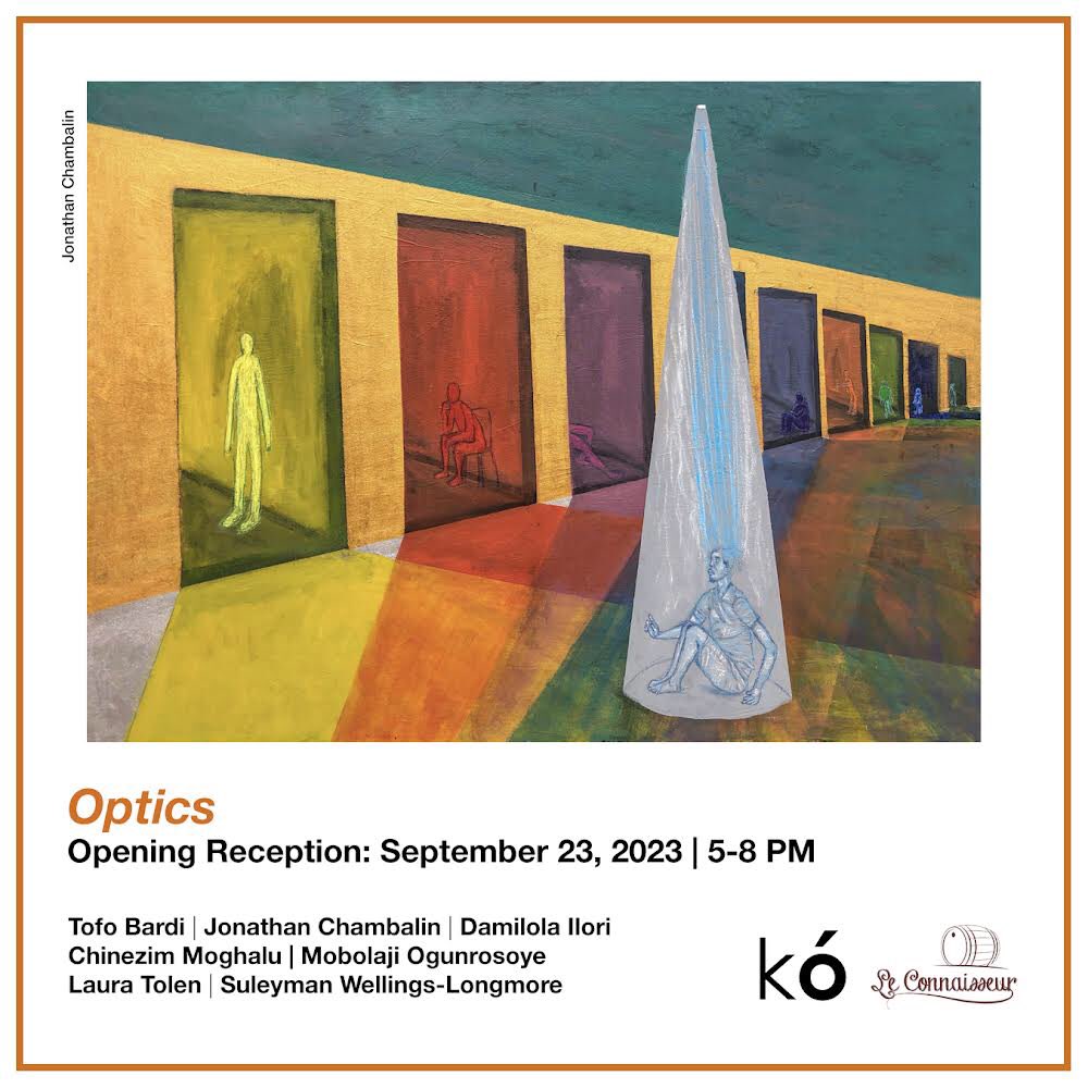 Jchambalin's tweet photo. I am pleased to invite you to “optics “ a group Exhibition by @ko_artspace , I feel privileged to be exhibiting alongside some really talented artists . The exhibition opens on Saturday 23 of September , from 5pm -8pm , I would be looking forward to seeing you there . https://t.co/kXM8eB4HSz