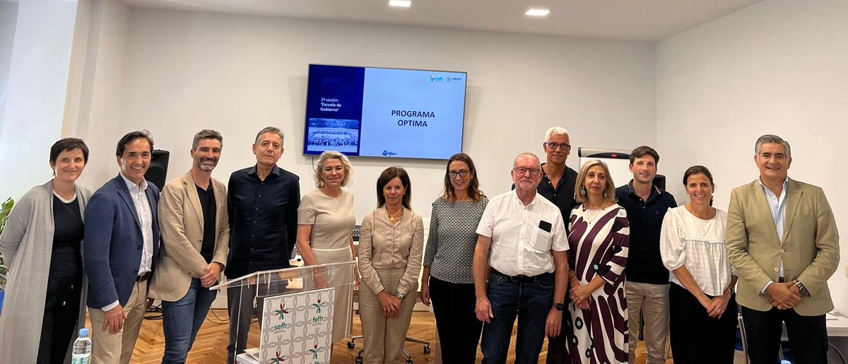 📍Hoy se está celebrando la 2ª sesión del Programa #OPTIMA en el que un panel de expertos SEFH profundizan en el desarrollo de un Plan de Liderazgo Institucional y adquieren herramientas para contribuir en mejora de calidad asistencial de los pacientes y la sostenibilidad del SNS