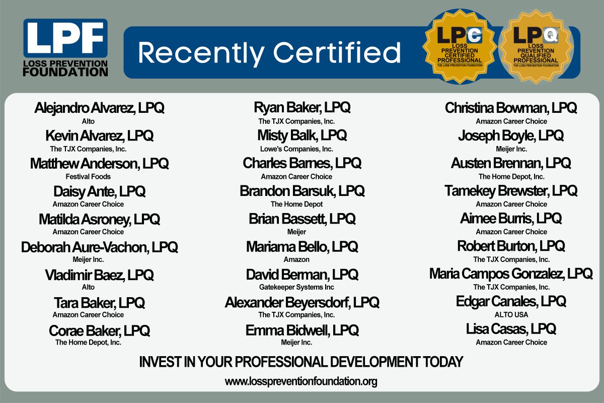 Summer Of Certification
Congratulations to these twenty-seven recently certified LPQs!
It's great seeing so many LP/AP professionals investing in their development. Who's next?