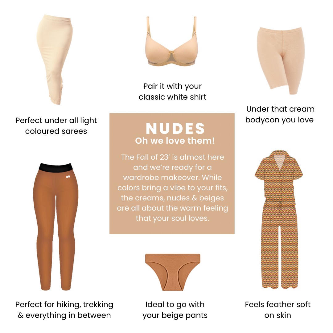 Cloviafashions's tweet photo. Fall of 23' is almost here & we're more than ready to fall in love with the warm tones๐๐
#lingerie #nude #lingerieguide #autumnvibes๐ #clovia #bras #shorts #shapewear #fashion #nudelingerie #hispters https://t.co/Fu0U7L50Bj