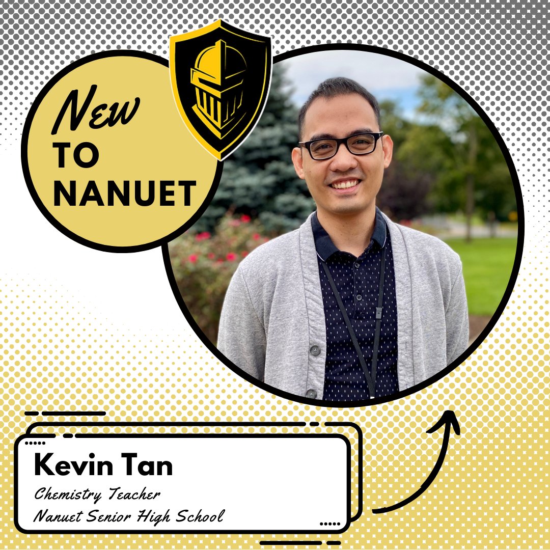 We return to Nanuet Senior High School for the latest in our “New to Nanuet” series. Kevin Tan is the High School’s newest Chemistry teacher. who says he is most looking forward to, "getting to know my students and help them develop their sense of self through a scientific lens.”