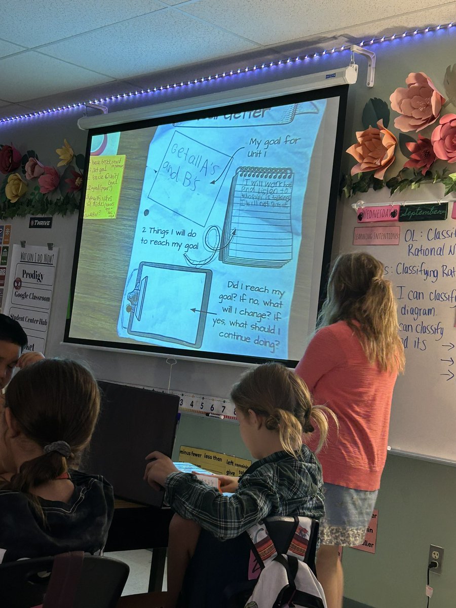 themrs_sullivan's tweet photo. Love this!!! 6th grade math goal setting and reflecting on Unit 1.  What can I do to reach my goals?
#6thmathCHMS
@CHMS_Principal @JennyVinsonCISD https://t.co/silI1VdI8j