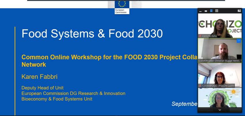 esFIAB's tweet photo. 🔵#FIAB ha participado hoy en el taller con #CLEVERFOOD #FOOD2030 para la #colaboración entre proyectos como @CHORIZOproject, @PlanEat_eu, @LIKEAPRO_eu, #FOODPaths, @Wasteless_EU, en los que también participa @esFIAB #networking https://t.co/F1Iid5CIq4
