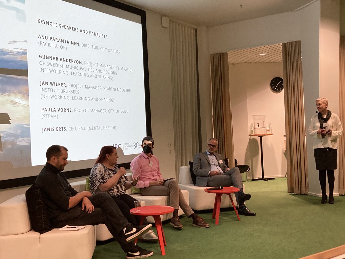 UBC first education conference held in Turku today gathering 70 participants from Baltic Sea Region and beyond. A wide range of topics were discussed, for example STEAM, NEETs, AI in education and need of transnational learning. PA EDU and S2W were represented
