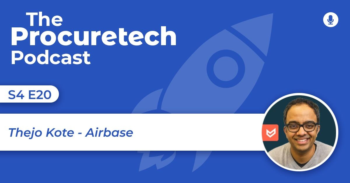 🎙️New Episode This week’s guest is Thejo Kote from Airbase Guided buying is moving beyond just an enterprise solution. Airbase's new module, targeting mid-market and growing procurement teams seeks to fix this. Listen to the full episode (Links in the 1st comment) ⬇️