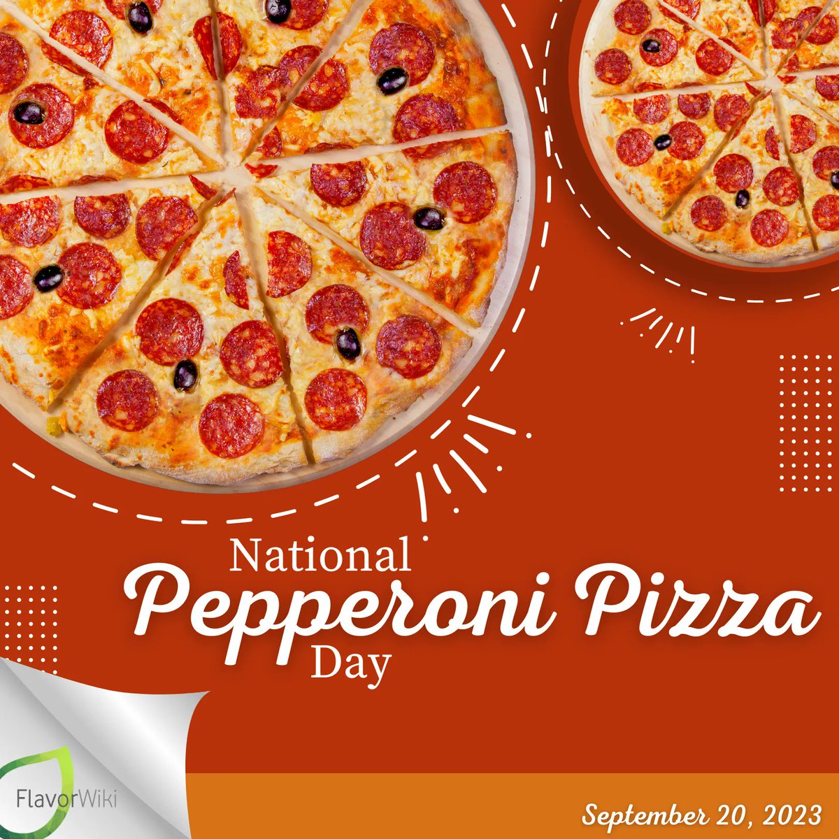 FlavorWiki's tweet image. Double the joy, double the flavor – it&apos;s National Pepperoni Pizza Day! 🍕🍕Whether you like it classic or with a twist, take a moment to savor the magic of pepperoni on your pizza. 

#FlavorWiki #PepperoniPower #PizzaAddict #FoodieFaves