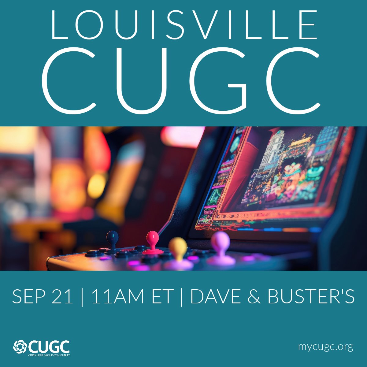 Good morning <a href="/LouisvilleCUGC/">Louisville CUGC</a>! Let's talk #NetScaler &amp; #Citrix updates with <a href="/rjfaulknerjr/">Richard Faulkner</a> and Brian Jacobs tomorrow at Dave &amp; Buster's! We'll also hear about <a href="/eGInnovations/">eG Innovations</a>' newest features for Citrix &amp; NetScaler. Register now: mycugc.org/events/details… #myCUGC