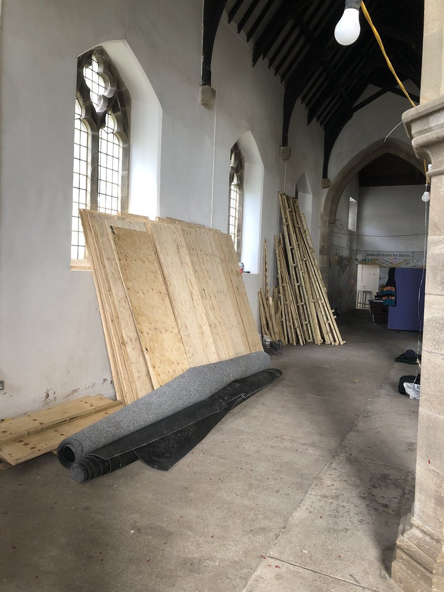 Exciting things are happening at St Michael’s - the marquee has come down and the temporary flooring is now gone…