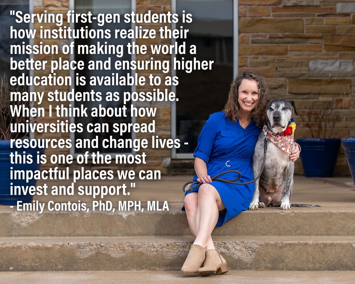 Assistant Professor in Media Studies @EmilyContois knows how important it is to support first-gen students. Make your #tutogether gift by tomorrow, September 21, to amplify resources for first-gen students at #utulsa: bit.ly/489VSVk #university #highereducation